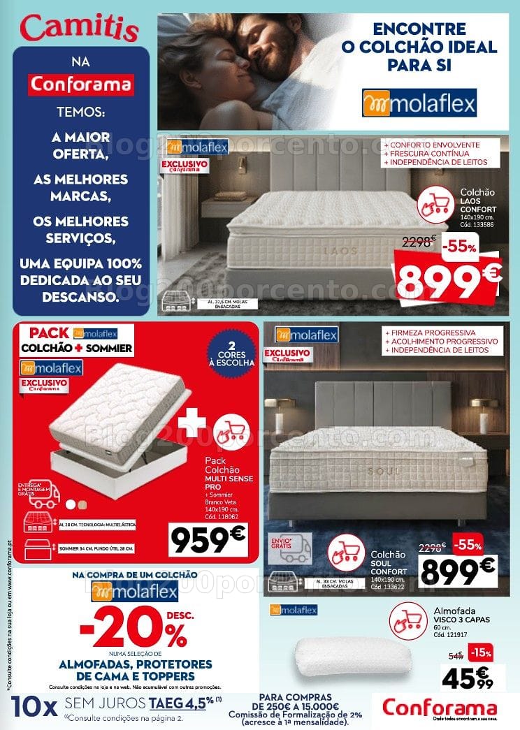 Antevisão Folheto CONFORAMA Promoções de 30 julho a 26 agosto